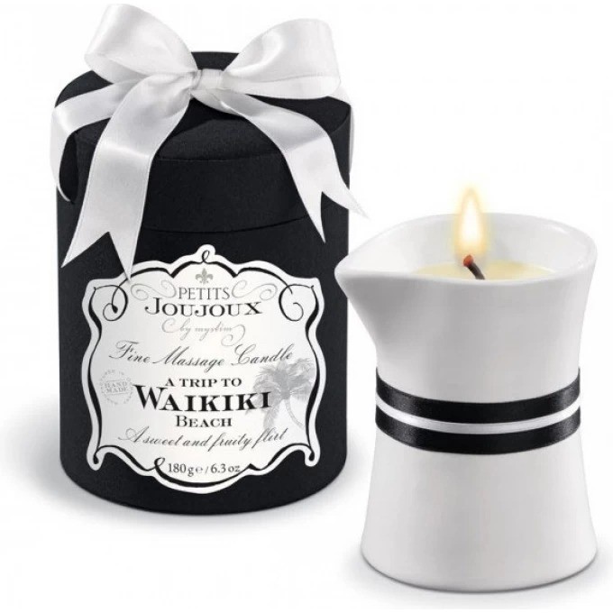 Массажная свеча MYSTIM Petits Joujoux Waikiki Beach, аромат пина колада, 190 г 46703